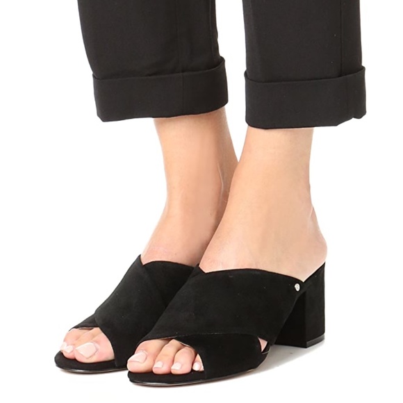 small heel mules